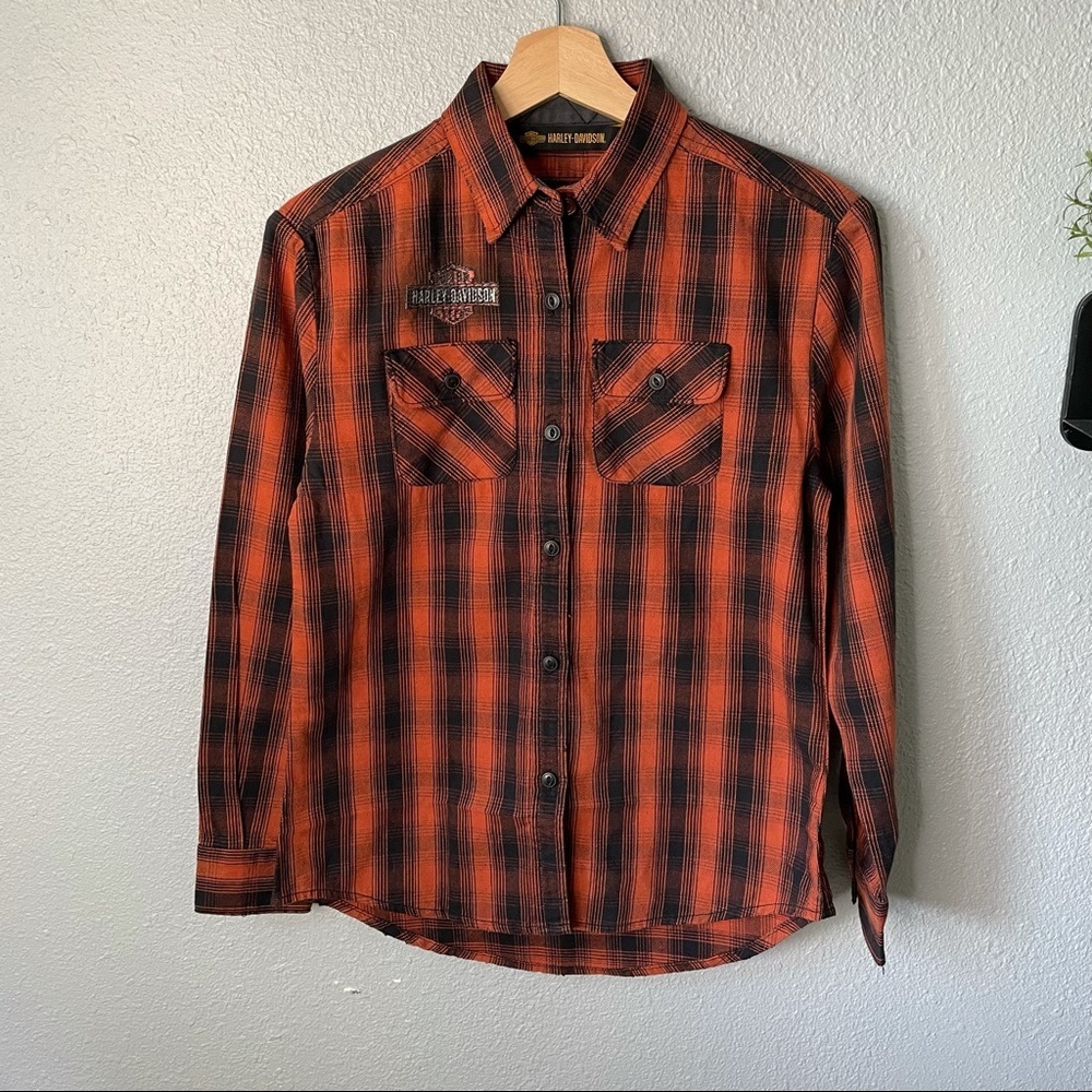 🆕 Harley Davidson Flannel size xs